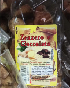 Biscotti allo zenzero e cioccolato
