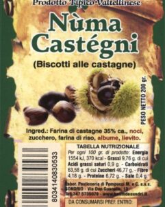 Biscotti secchi con solo farina di castagne