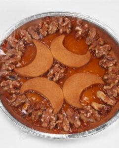 Crostata di albicocche e noci